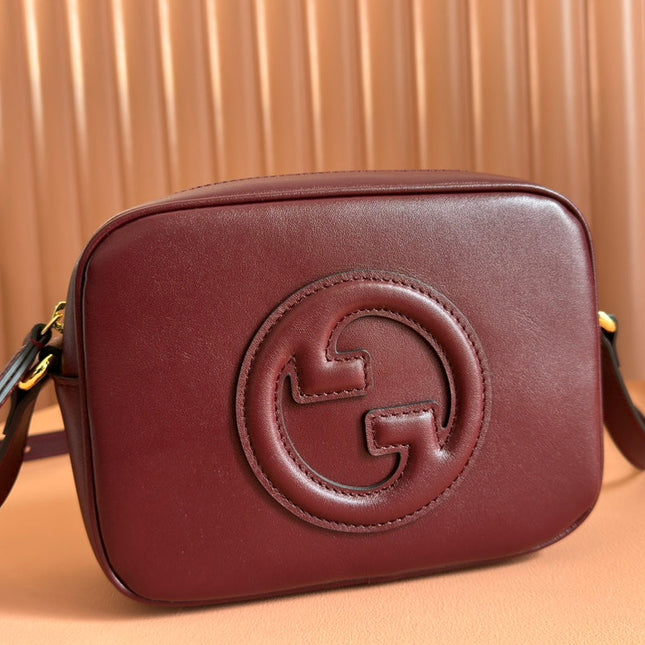 BLONDIE SMALL SHOULDER BAG 21 IN ROSSO ANCORA RED CALFSKIN