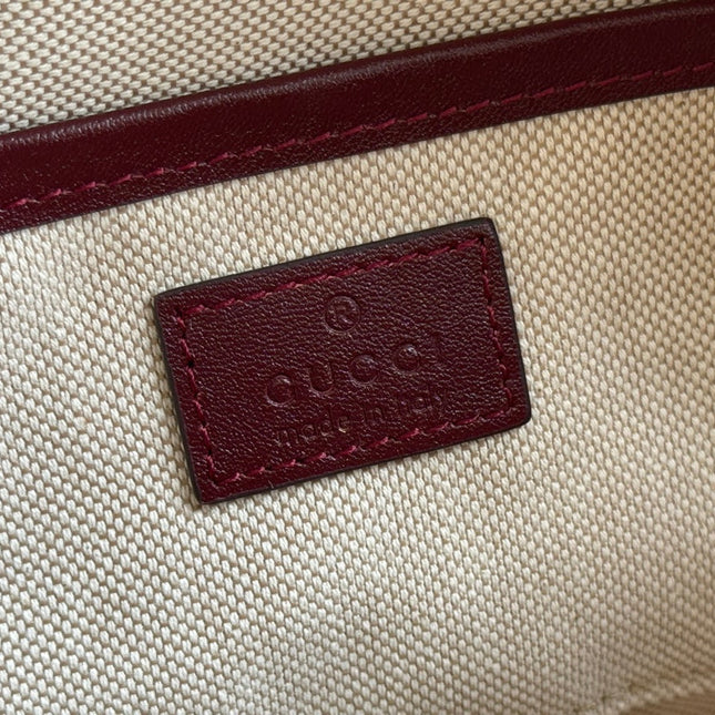 BLONDIE SMALL SHOULDER BAG 21 IN ROSSO ANCORA RED CALFSKIN