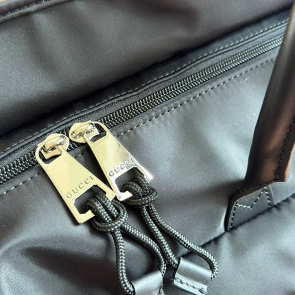 GG SMALL DUFFLE BAG 42 IN BLACK CANVAS