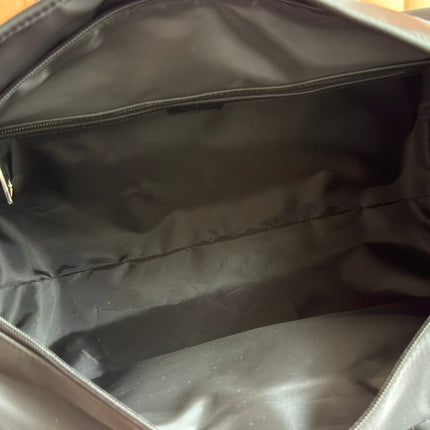 GG SMALL DUFFLE BAG 42 IN BLACK CANVAS