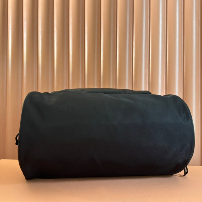 GG SMALL DUFFLE BAG 42 IN BLACK CANVAS