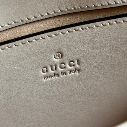 MARMONT MEDIUM SHOUDER BAG 23 IN LIGHT BEIGE CALFSKIN