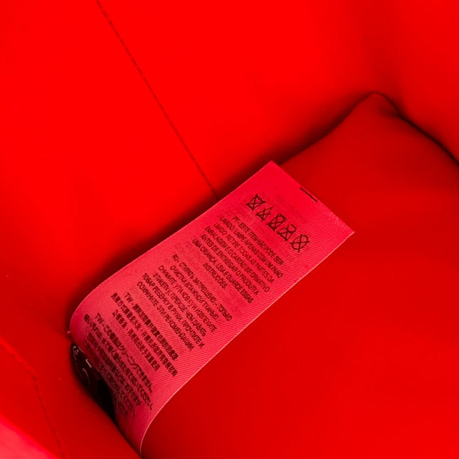 CHILDREN'S PRINTED CAT TOTE BAG 28.5 IN BEIGE AND DARK BROWN GG CANVAS RED TRIM