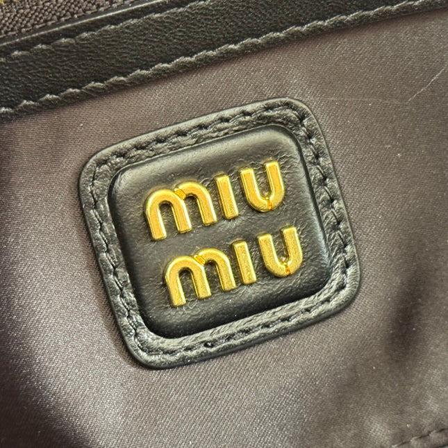 ARCADIE MATELASSÉ BAG 27 IN BLACK CALFSKIN GOLD HARDWARE