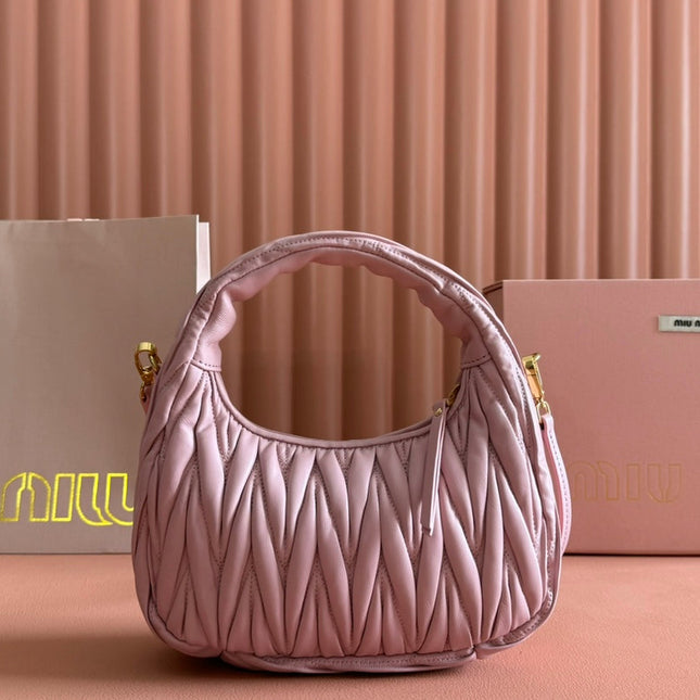 WANDER MATELASSÉ HANDBAG 23 IN EUNRY PINK LAMBSKIN