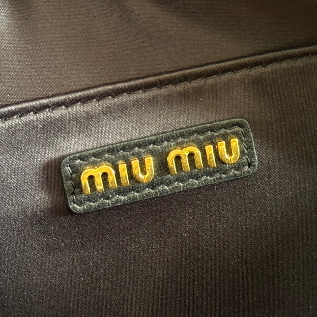 ARCADIE MATELASSÉ BAG 19 IN BLACK LAMBSKIN GOLD HARDWARE