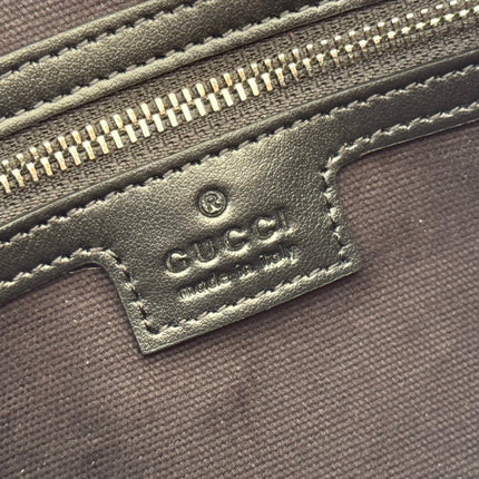 SMALL JUMBO CROSSBODY 23 IN GREY AND BLACK GRAINY GG LAMBSKIN