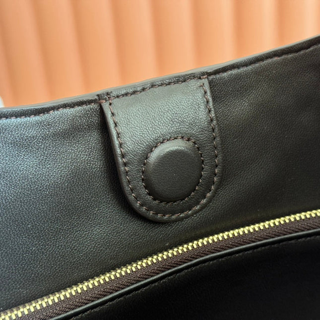 MEDIUM B SHOULDER BAG 42 IN BROWN GG SUEDE