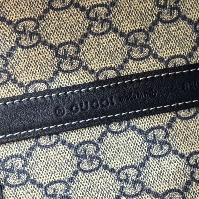 SMALL TOTISSIMA REVERSIBLE TOTE 22 IN DARK BLUE DENIM ONE SIDE BEIGE AND BLUE CALFSKIN ON THE OTHER