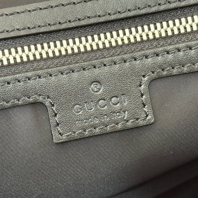 LARGE CROSSBODY BAG 36 IN BLACK CANVAS