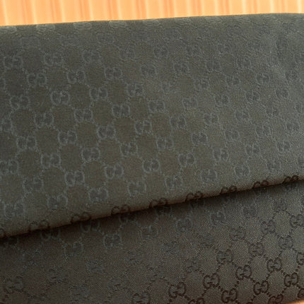 LARGE CROSSBODY BAG 36 IN BLACK CANVAS