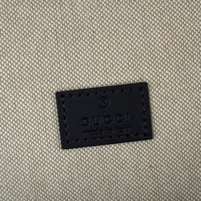 MEDIUM BACKPACK 42 IN BEIGE AND DARK BROWN GG CANVAS