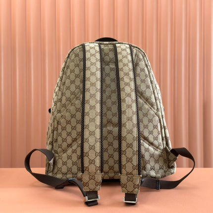 MEDIUM BACKPACK 42 IN BEIGE AND DARK BROWN GG CANVAS