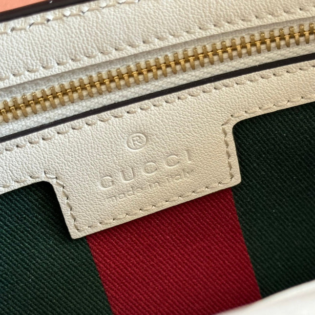 EMBLEM WALLET GG MONOGRAM 20 IN BEIGE AND WHITE SMOOTH CALFSKIN