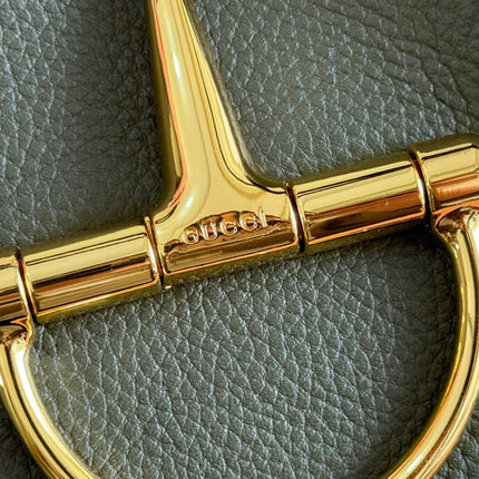 SOFTBIT MAXI SHOULDER BAG 46 IN DARK GREEN GRAINY LAMBSKIN