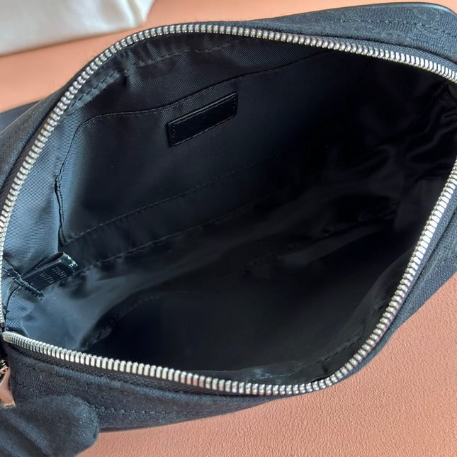 SMALL CROSSBODY BAG 23.5 IN BLACK GG CANVAS