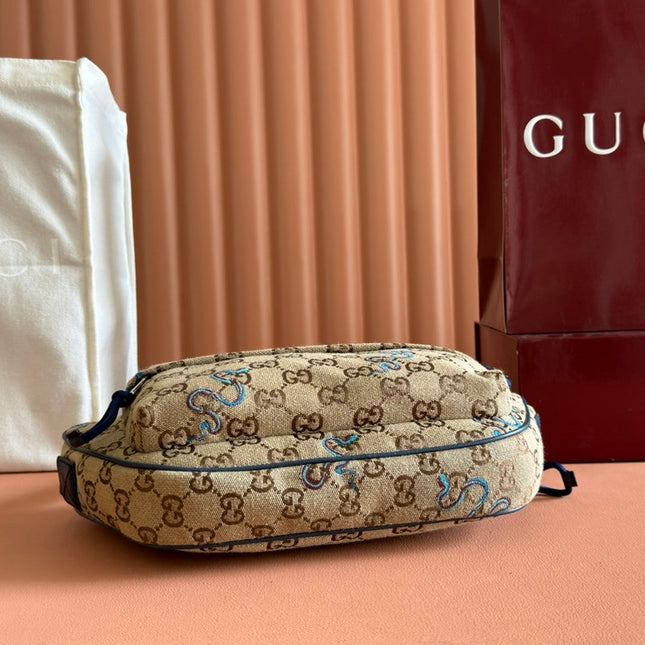 OPHIDIA BELT BAG 34 IN LIGHT BROWN GG CANVAS