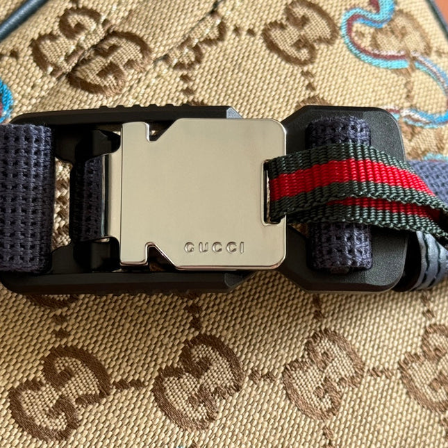 OPHIDIA BELT BAG 34 IN LIGHT BROWN GG CANVAS