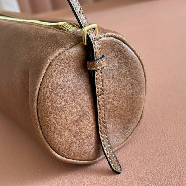 NAPPA POUCH 22 IN BRIARWOOD CALFSKIN