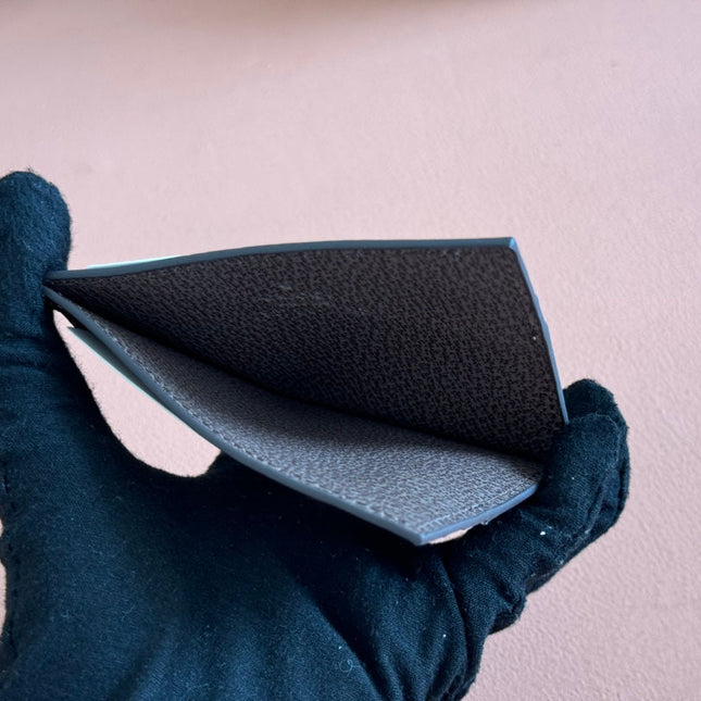 GG CARD CASE 10 IN BEIGE AND BROWN GG CALFSKIN