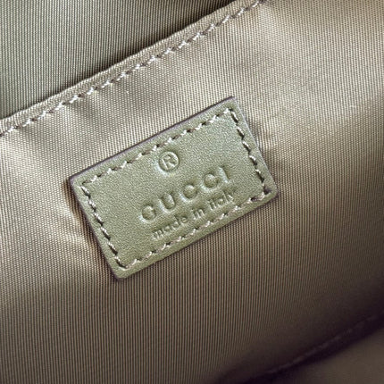 SMALL CROSSBODY BAG 23.5 IN FOREST GREEN GG CANVAS