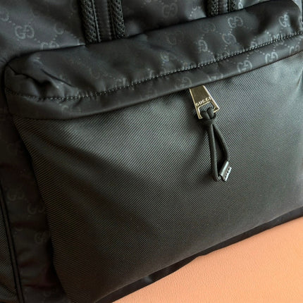 NEXUS LARGE TOTE BAG 40 IN BLACK GG NYLON