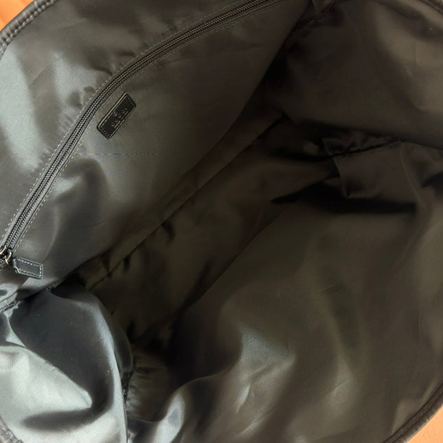 NEXUS LARGE TOTE BAG 40 IN BLACK GG NYLON