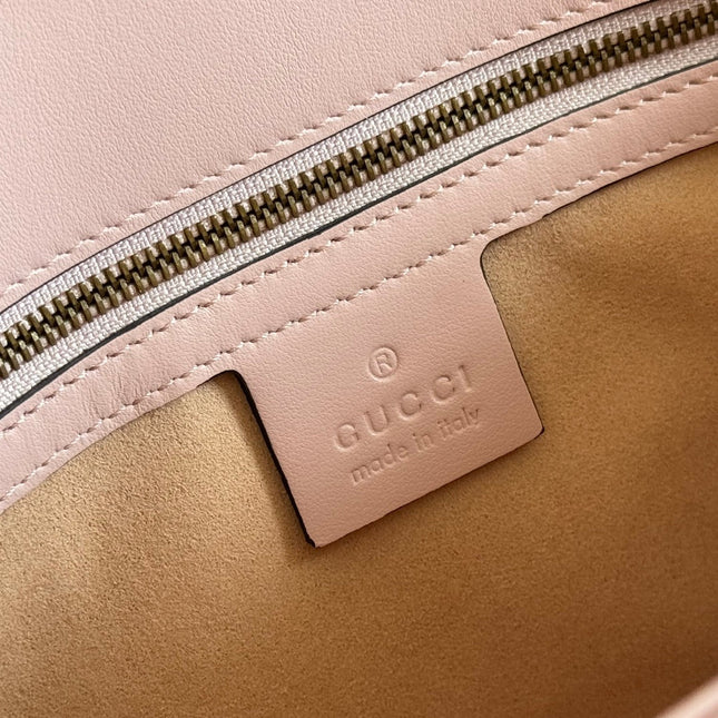 MEDIUM MARMONT MATELASSÉ 26 IN LIGHT PINK CALFSKIN