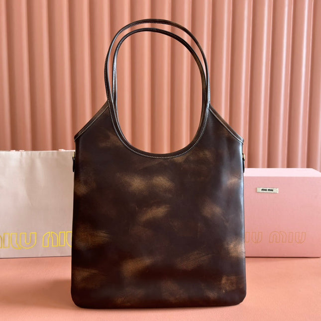 IVY TOTE BAG 60 IN BROWN OMBRE CALFSKIN