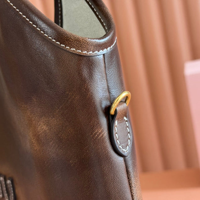 IVY TOTE BAG 60 IN BROWN OMBRE CALFSKIN