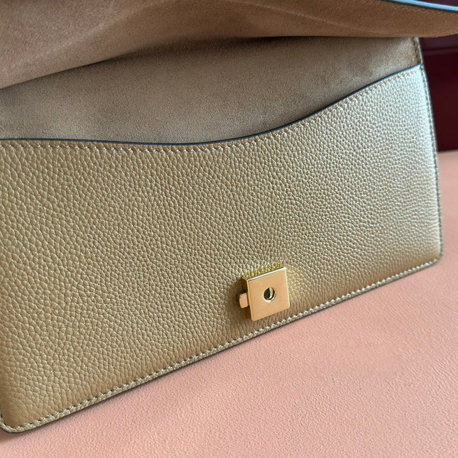 GUCCI 25S DIONYSUS WALLET 28 IN SAND BROWN CALFSKIN