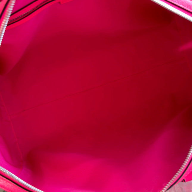 GUCCI CHROMA LARGE DUFFLE BAG 45 PINK IN GG MONOGRAM CANVAS