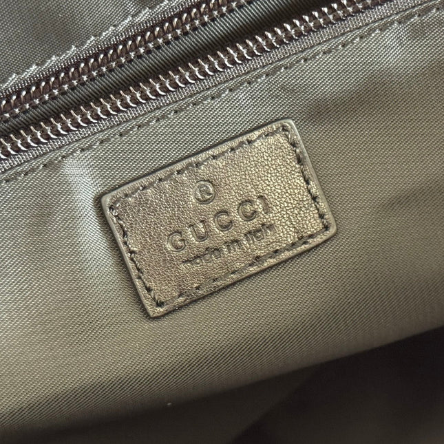 GUCCI NEXUS SMALL CROSSBODY BAG 37 IN BLACK NYLON