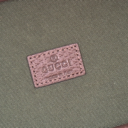 GUCCI 25S OPHIDIA SMALL SHOULDER BAG 23 CM IN BEIGE MIX BROWN CALFSKIN