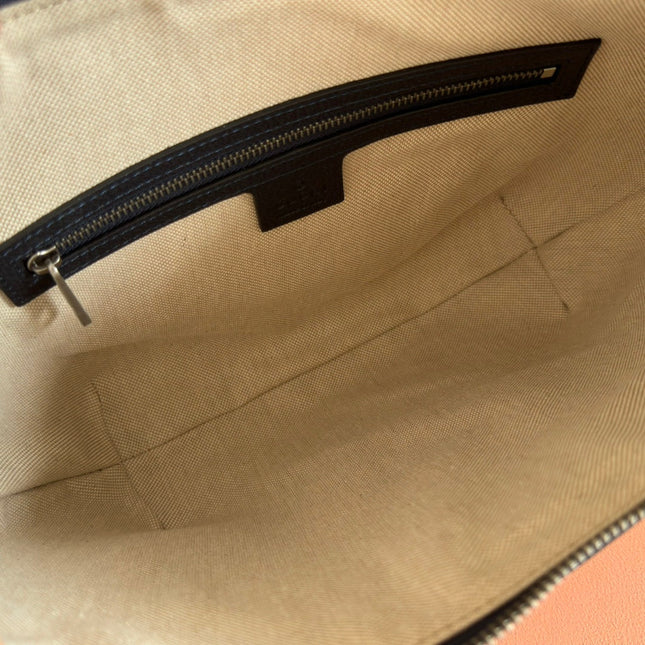 GG 25S EPILOGUE BAG 30 IN BEIGE AND BLACK CALFSKIN