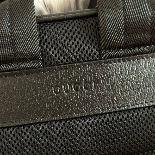 GUCCI 25S OPHIDIA MEDIUM BACKPACK 41 BLACK IN CALFSKIN
