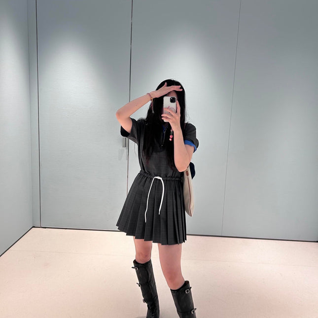 MIUMIU PLEATED DRESS STYLE 19