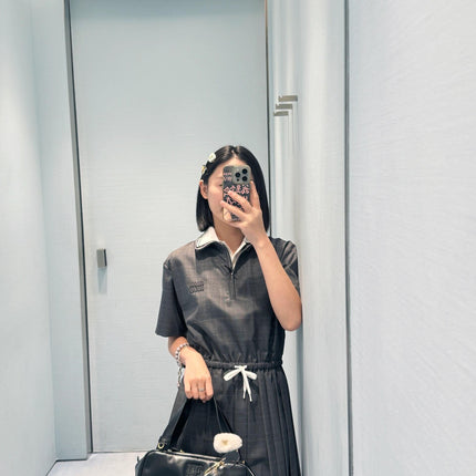 MIUMIU PLEATED DRESS STYLE 19