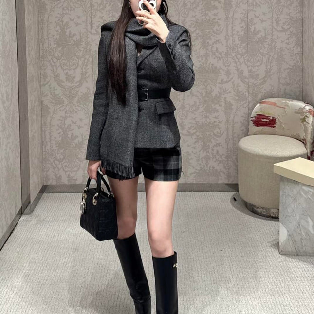 DIOR 25S BELTED KNIT CARDIGAN STYLE 012