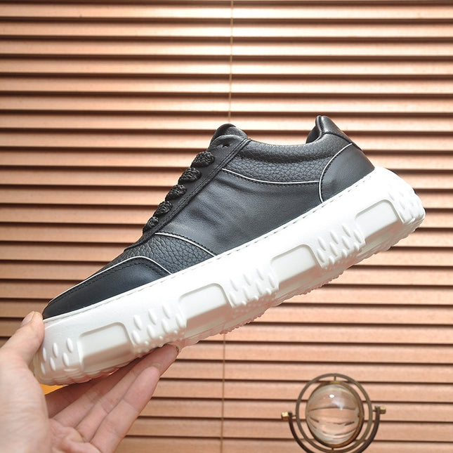 LV TRAINER BLACK MONOGRAM CALFSKIN