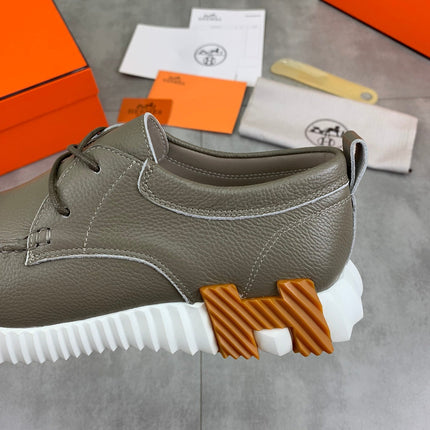 HM INCREASE SNEAKER TAN CALFSKIN