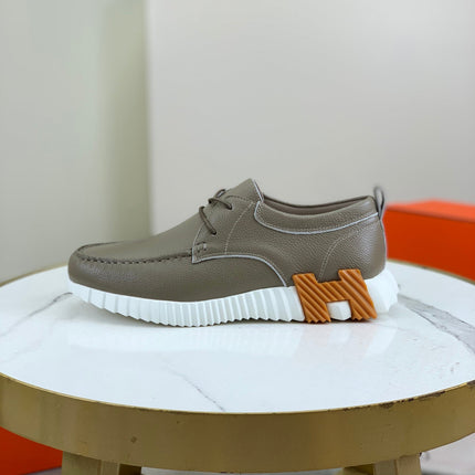 HM INCREASE SNEAKER TAN CALFSKIN