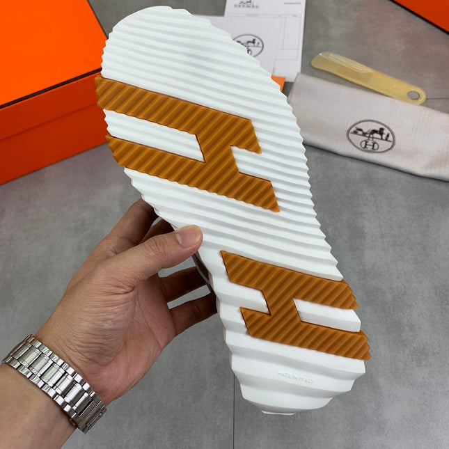 HM INCREASE SNEAKER TAN CALFSKIN