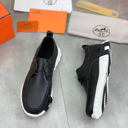 HM INCREASE SNEAKER BLACK CALFSKIN