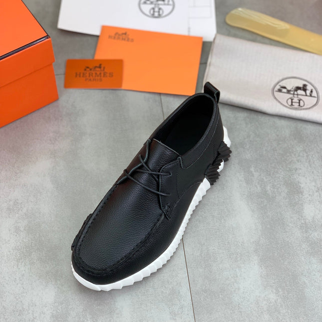 HM INCREASE SNEAKER BLACK CALFSKIN