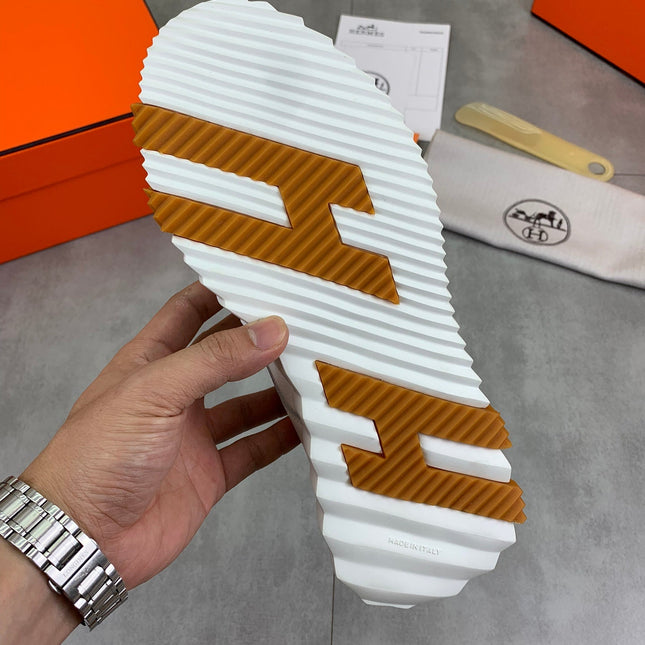 HM INCREASE SNEAKER WHITE CALFSKIN