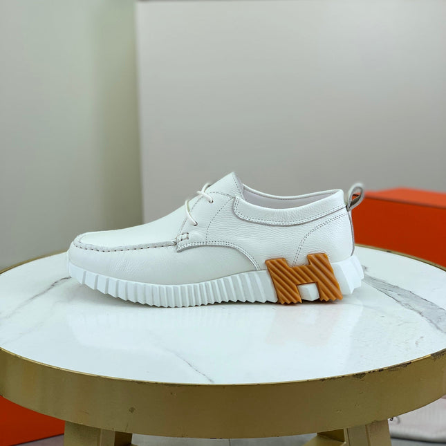 HM INCREASE SNEAKER WHITE CALFSKIN