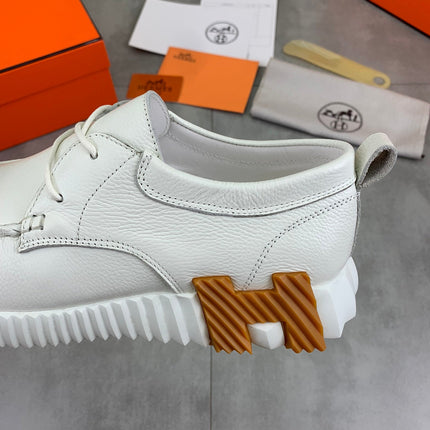 HM INCREASE SNEAKER WHITE CALFSKIN