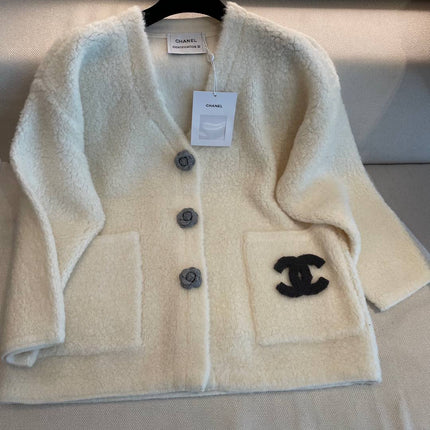 CC Cardigan Biege Wool