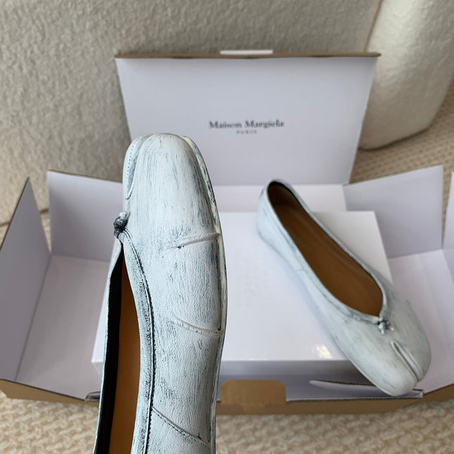 SL TABI BALLERINA FLAT PASTEL LAMBSKIN